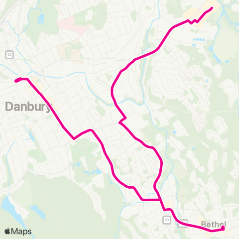 HARTransit South St - Newtown Rd map