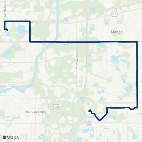 HART Mango / Brandon map