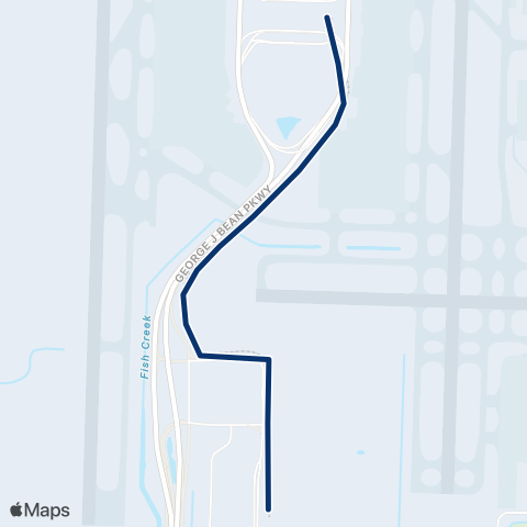 TPA Airport SkyConnect operated by Tampa International Airport map