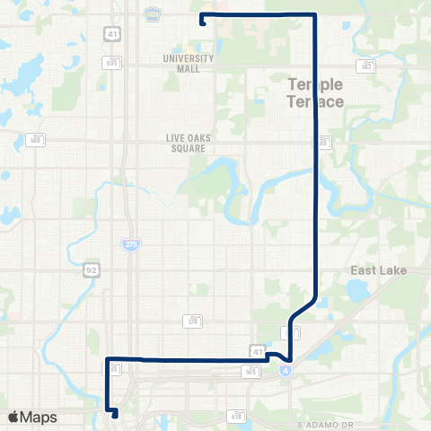 HART 56th Street map