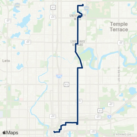 HART 22nd Street map