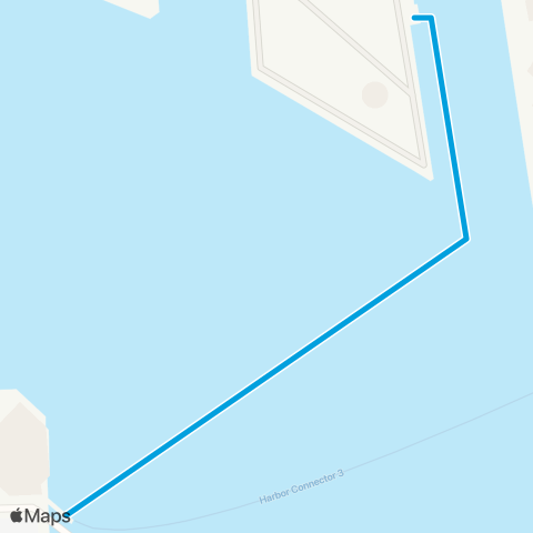 Harbor Connector Federal Hill – Pier 5 map