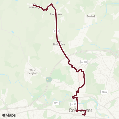 Hedingham & Chambers  map