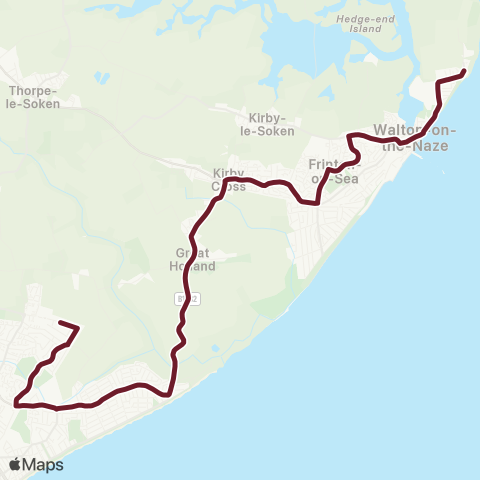 Hedingham & Chambers  map