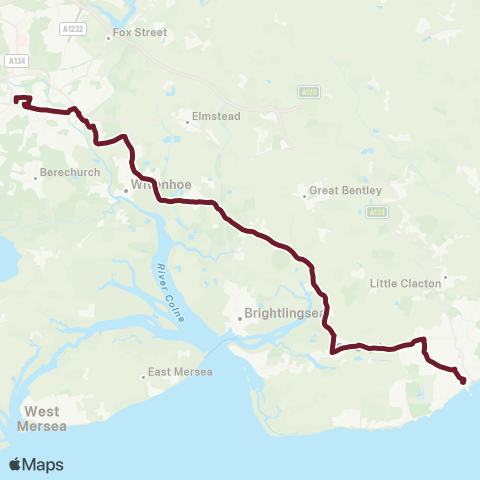 Hedingham & Chambers  map