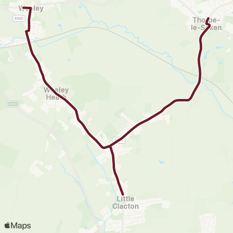 Hedingham & Chambers  map