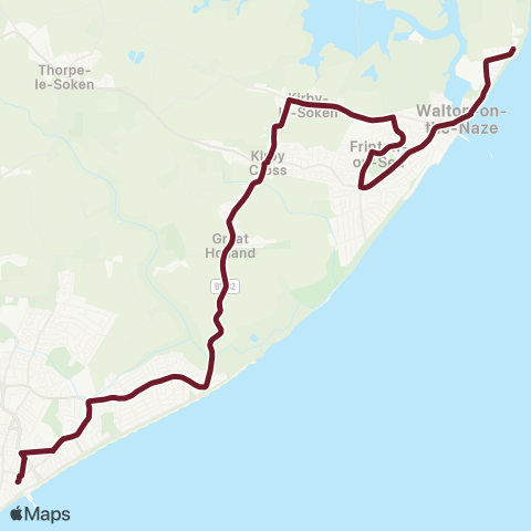 Hedingham & Chambers  map