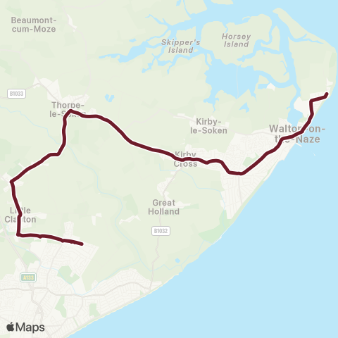 Hedingham & Chambers  map