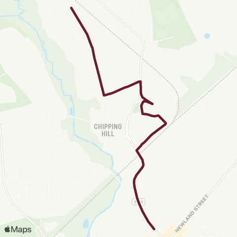 Hedingham & Chambers  map