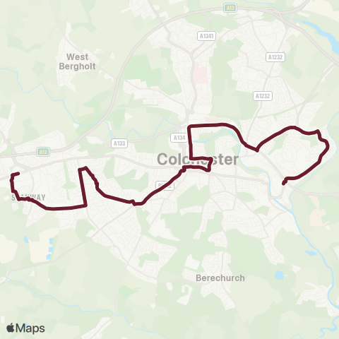 Hedingham & Chambers  map