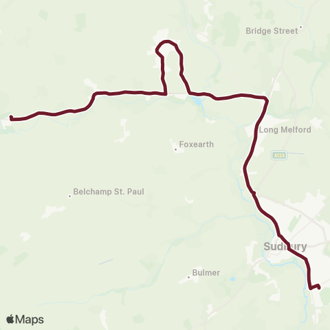 Hedingham & Chambers  map