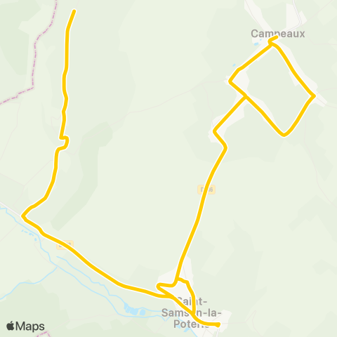 Hauts-de-France Car 60 - Lignes scolaires Campeaux-Canny / Therain-St Samson la Poterie-Hericourt / Therain-Mureaumont map