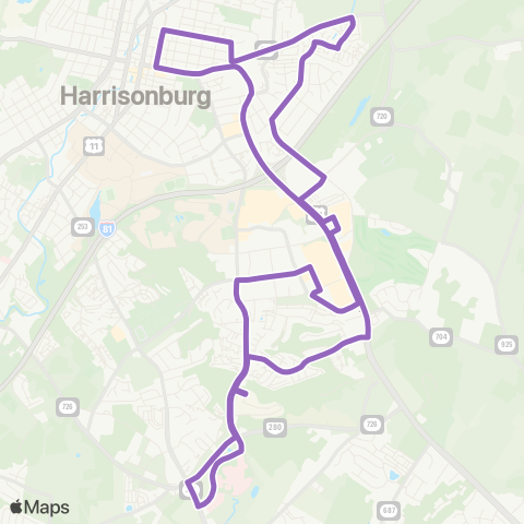 HDPT Extended Route 2 map