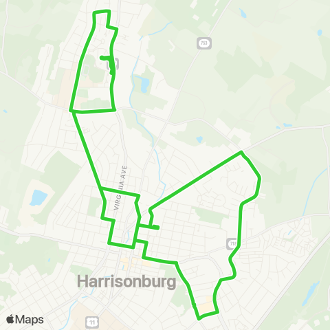 HDPT Extended Route 5 map