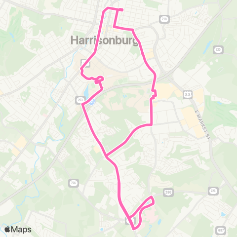 HDPT Extended Route 6 map