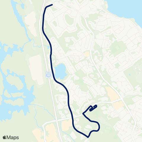 Halifax Transit Clayton Park West map