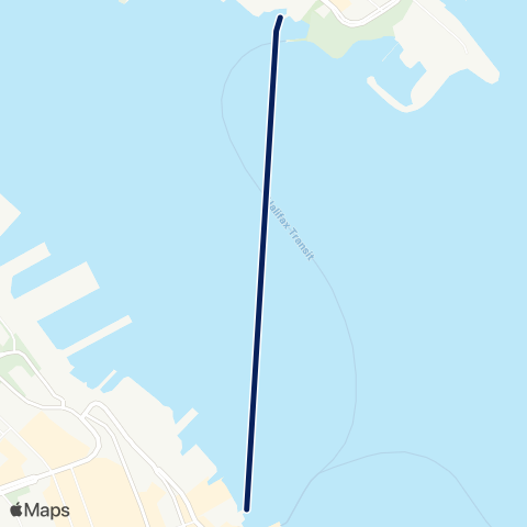 Halifax Transit Alderney Ferry map