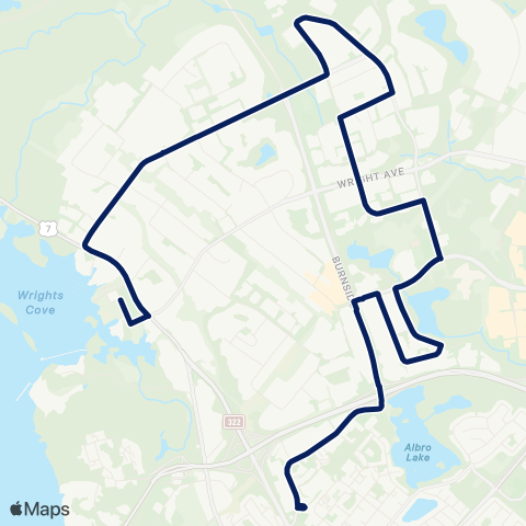 Halifax Transit Akerley map