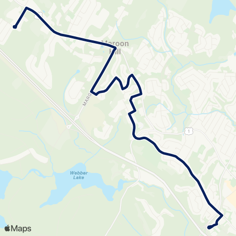 Halifax Transit Springfield map