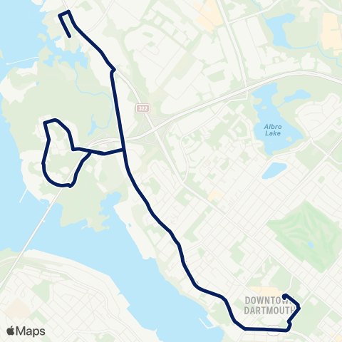 Halifax Transit Windmill map