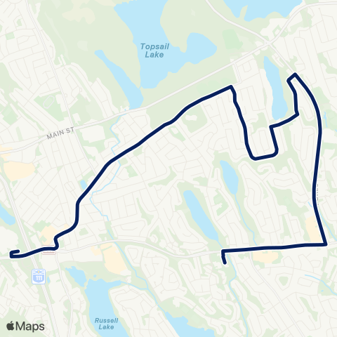 Halifax Transit Mount Edward map