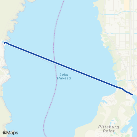 Havasu Landing Ferry Havasu Landing Resort & Casino Ferry map