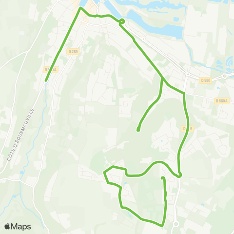 Hobus La Claire - Champlain map