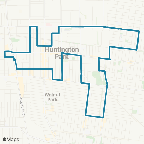 Huntington Park Express Huntington Park Express map