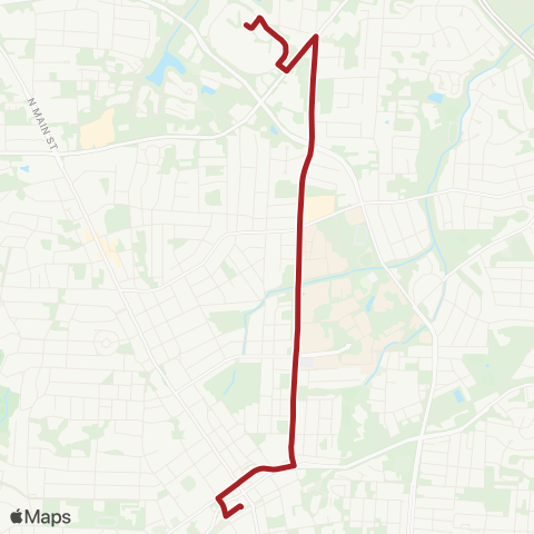 High Point Transit Oak Hollow Mall map