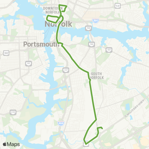 HRT South Norfolk map