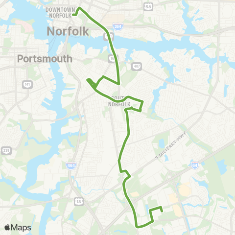 HRT Campostella Rd map