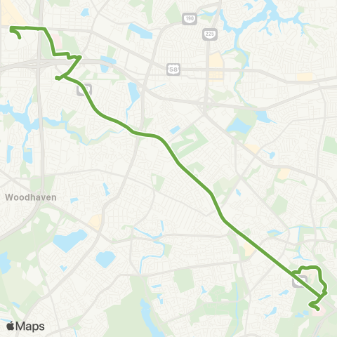 HRT Newtown Rd map