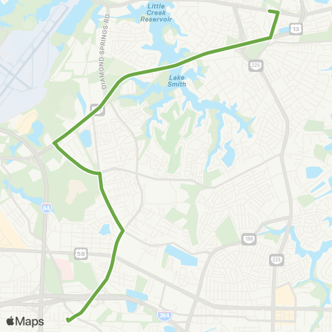 HRT Northampton Blvd map