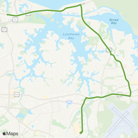 HRT Great Neck / Lynnhaven Pkwy map