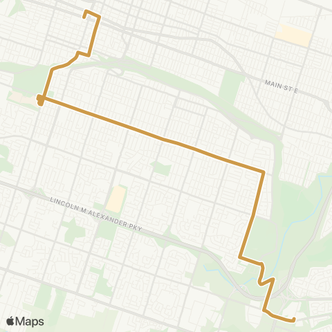 HSR Upper Kenilworth map