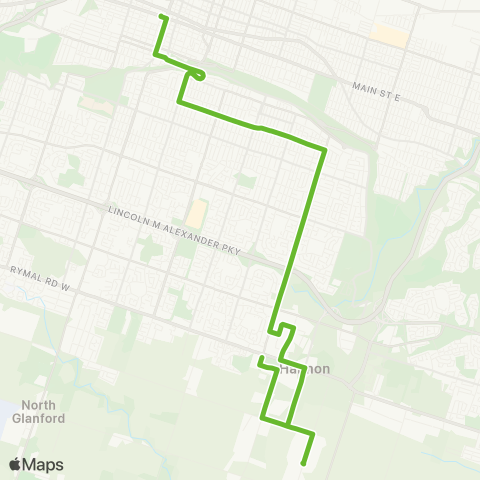 HSR Upper Ottawa map