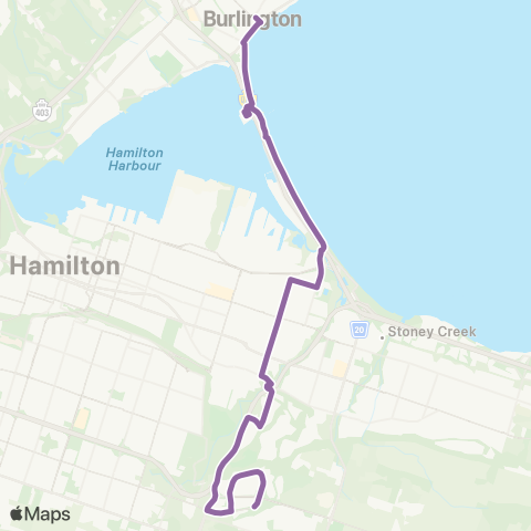 HSR Parkdale map