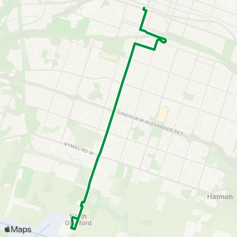 HSR Upper James map