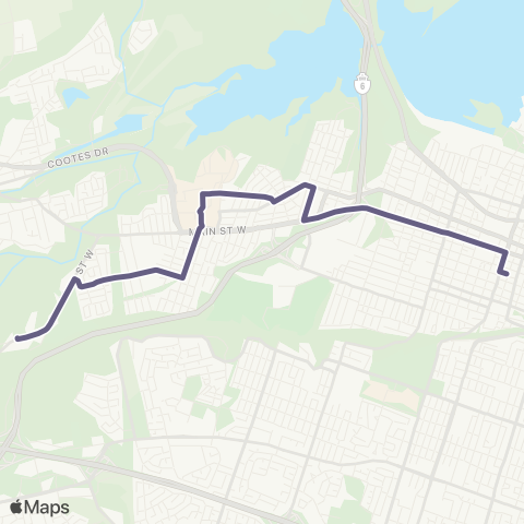 HSR University map