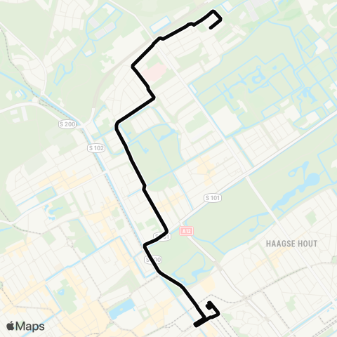 HTM Centraal Station - Duinzigt map