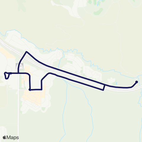 High Valley Transit Bitner Connector map