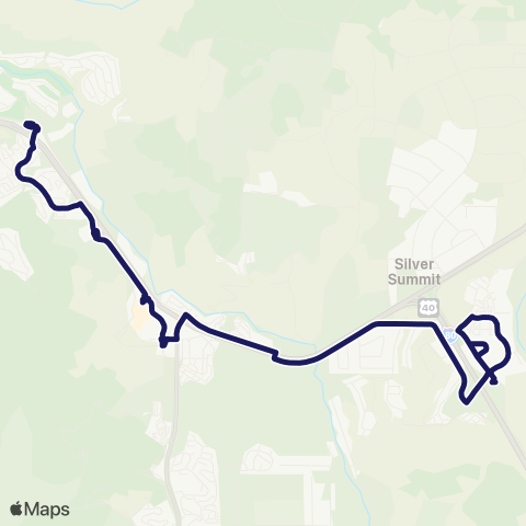 High Valley Transit Silver Creek Village map