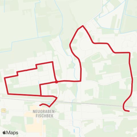 StadtBus/RegionalBus (Hamburg) Neuwiedenthal > Neugraben map