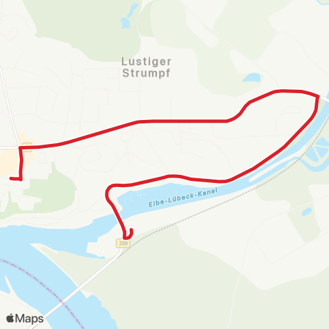 StadtBus/RegionalBus (Hamburg) Lauenburg, Zob > Hafenstraße > Bf. Lauenburg map