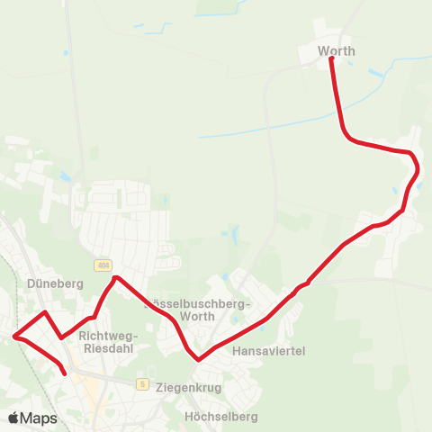 StadtBus/RegionalBus (Umland) Worth > Geesthachter Schulen map