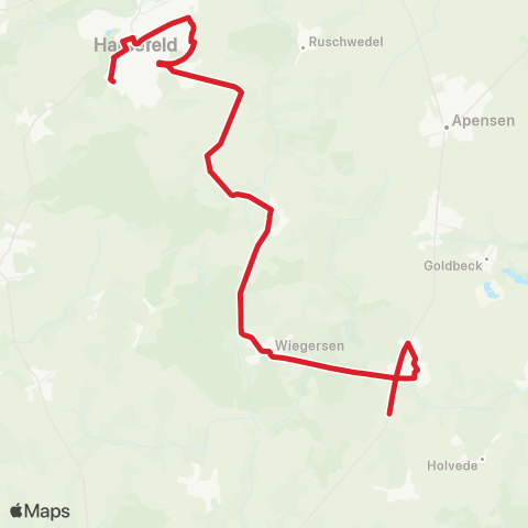 StadtBus/RegionalBus (Umland) Sauensiek > Griemshorst > Harsefeld map