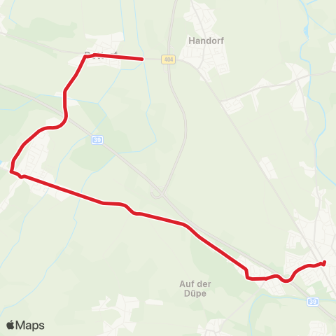 StadtBus/RegionalBus (Umland) Radbruch > Bardowick > Radbruch > Rottorf, Brücke map