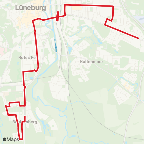 StadtBus/RegionalBus (Umland) Bockelsberg > AM Sande > Zob / Bahnhof > Hagen (Wendeplatz) map