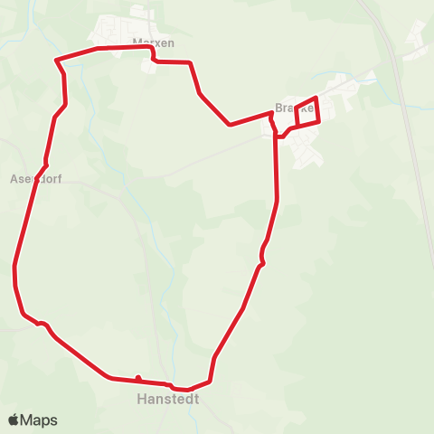 StadtBus/RegionalBus (Umland) Anfahrten Schülerverkehr Samtgemeinde Hanstedt map