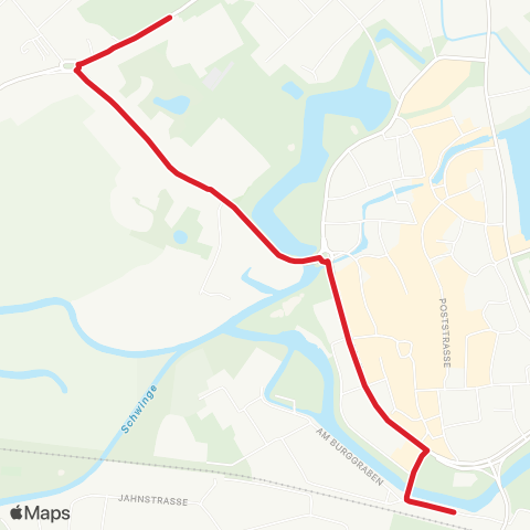 StadtBus/RegionalBus (Umland) Bahnhof > Vincent-Lübeck-Gymnasium map